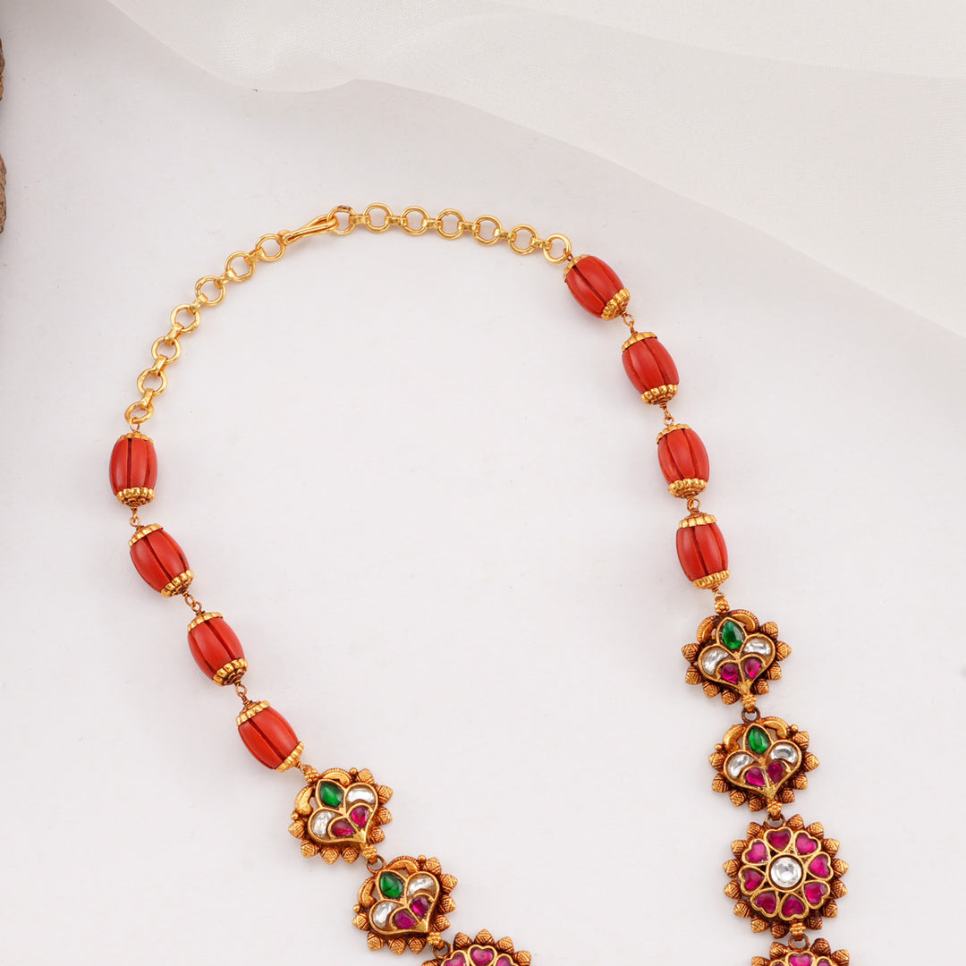 Nainikha Kundan Long Necklace