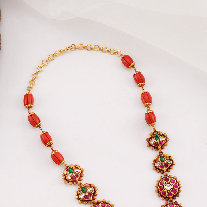 Nainikha Kundan Long Necklace