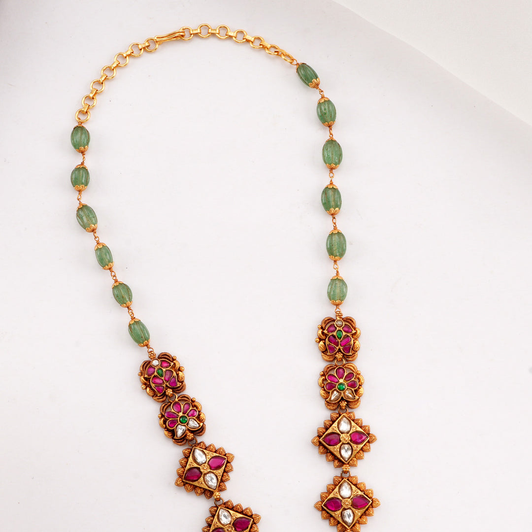 Heritha Kundan Long Necklace