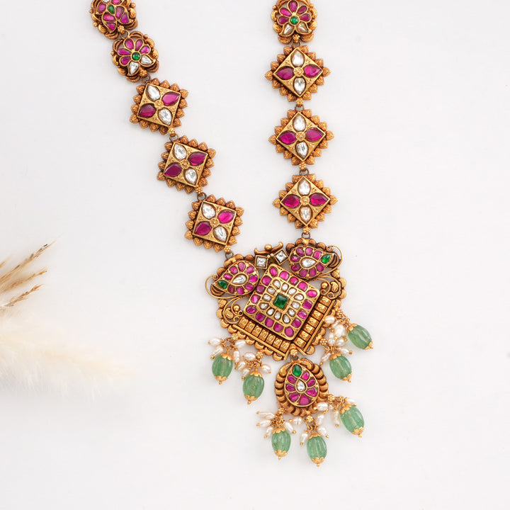 Heritha Kundan Long Necklace