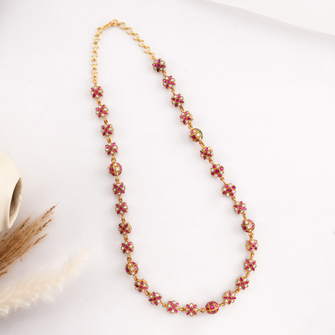 Manjuri Reversible Kundan Long Necklace