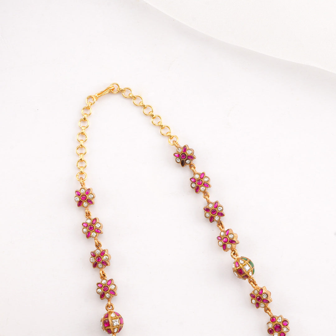 Manjuri Reversible Kundan Long Necklace