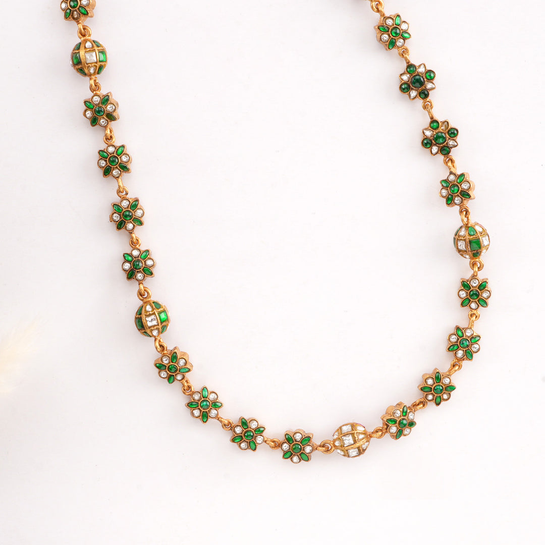 Manjuri Reversible Kundan Long Necklace