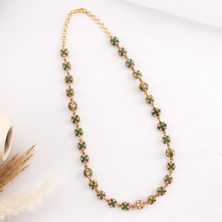 Manjuri Reversible Kundan Long Necklace