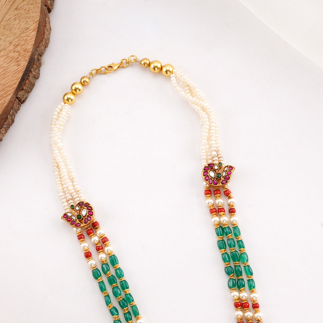 Pragyasri Kundan Long Necklace