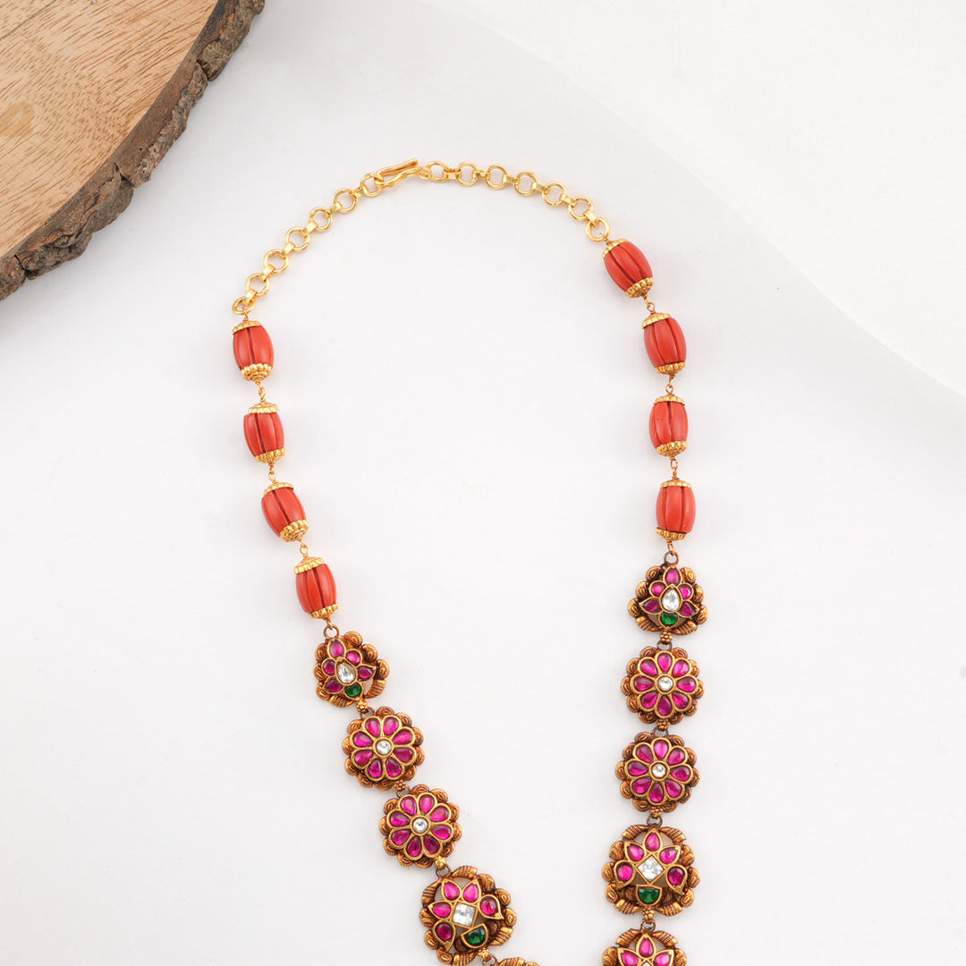 Ishitha Kundan Long Necklace