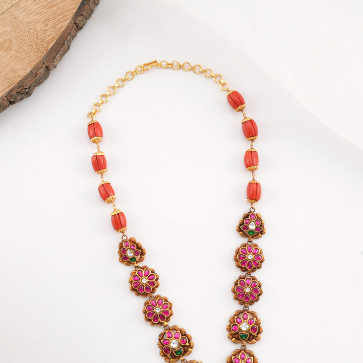 Ishitha Kundan Long Necklace