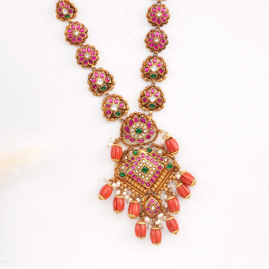 Ishitha Kundan Long Necklace