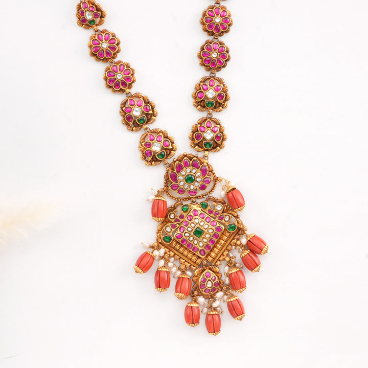 Ishitha Kundan Long Necklace