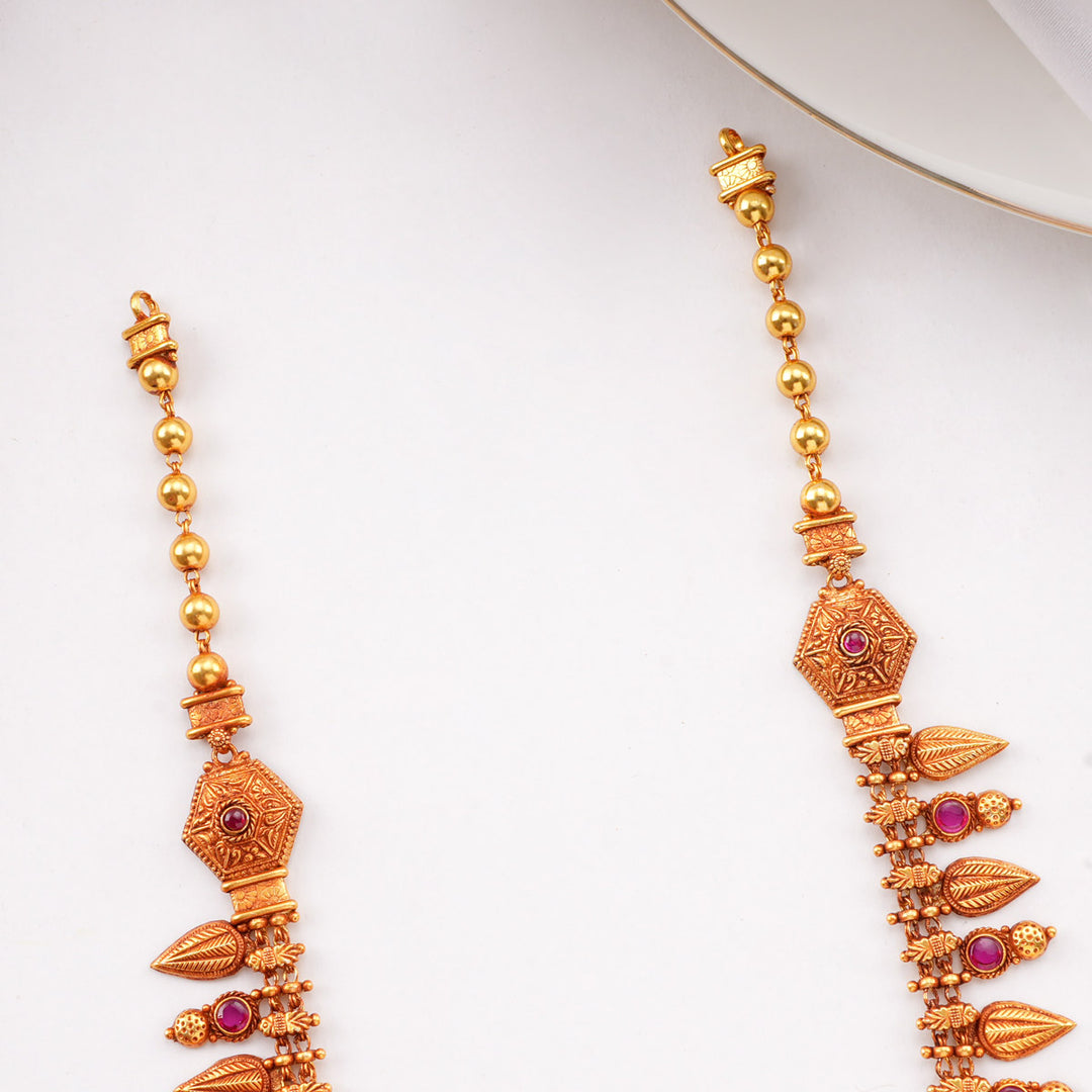 Traditional Elegance Long Necklace
