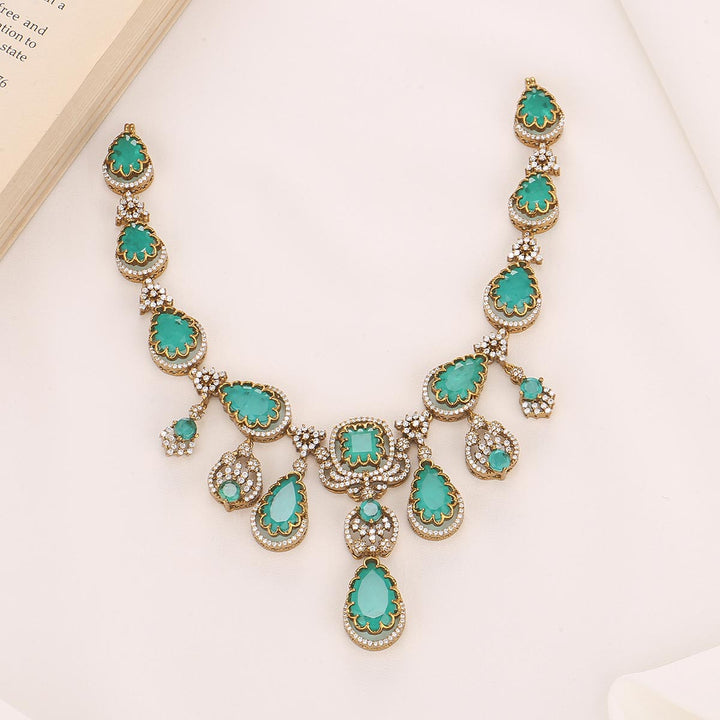 Yalini Victorian Short Necklace Set
