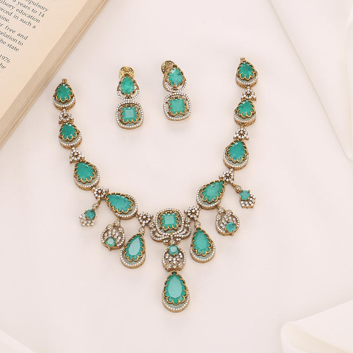 Yalini Victorian Short Necklace Set