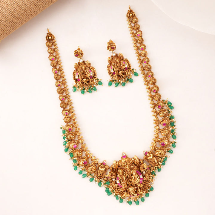 Bridal Nagas Long Necklace Set