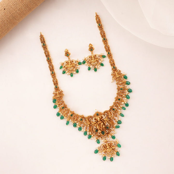 Temple Majesty Nagas Long Necklace Set