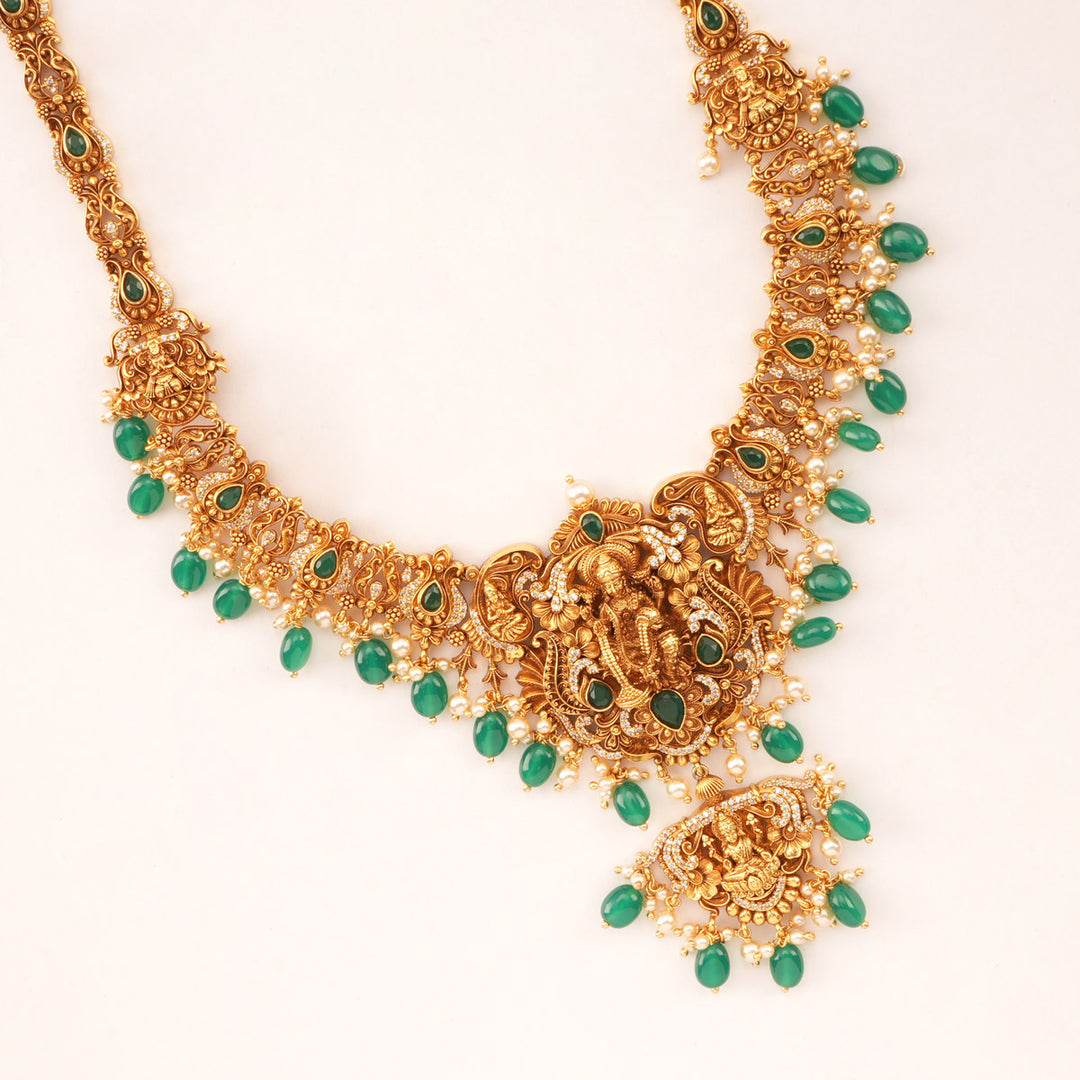 Temple Majesty Nagas Long Necklace Set