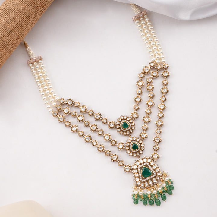 Layered Victorian Long Necklace Set