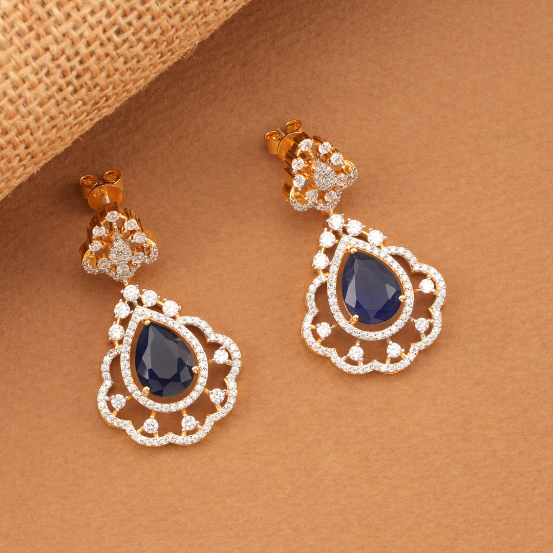 Pretty Look Diamond Look Necklace Set