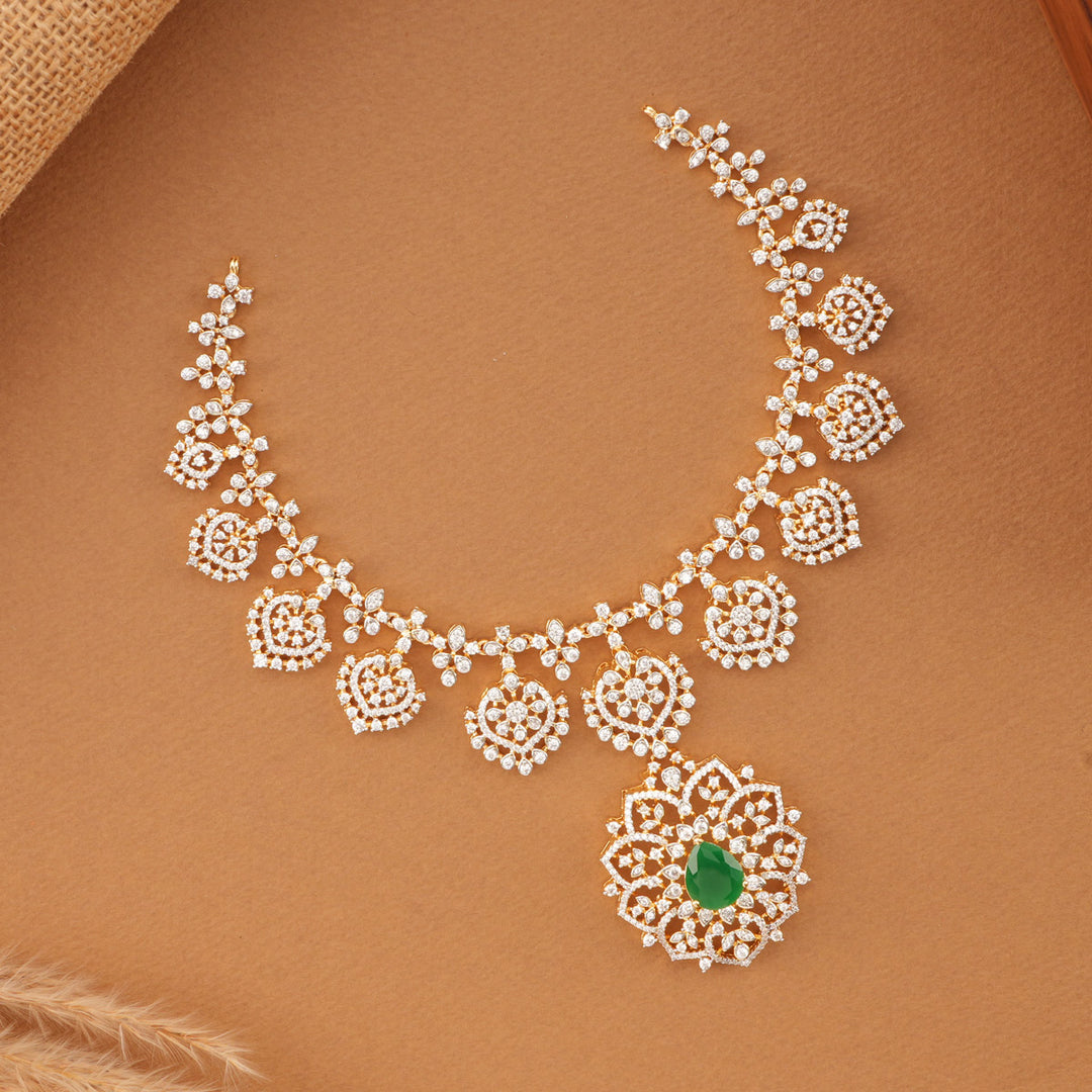 Shervini Diamond Short Necklace Set