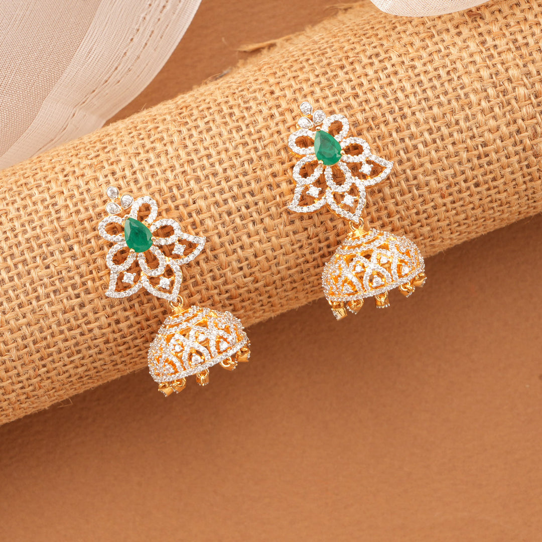 Modern Look Diamond Short Necklace Set