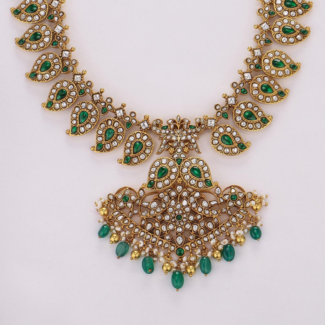 Mango Designed Kundan Long Necklace