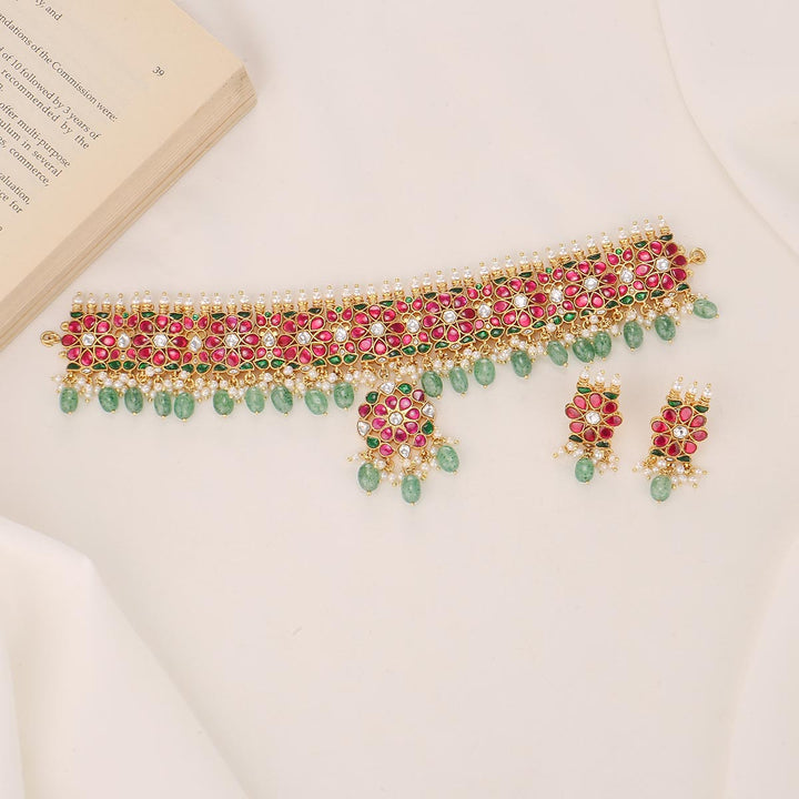 Herisha Kundan Choker Set