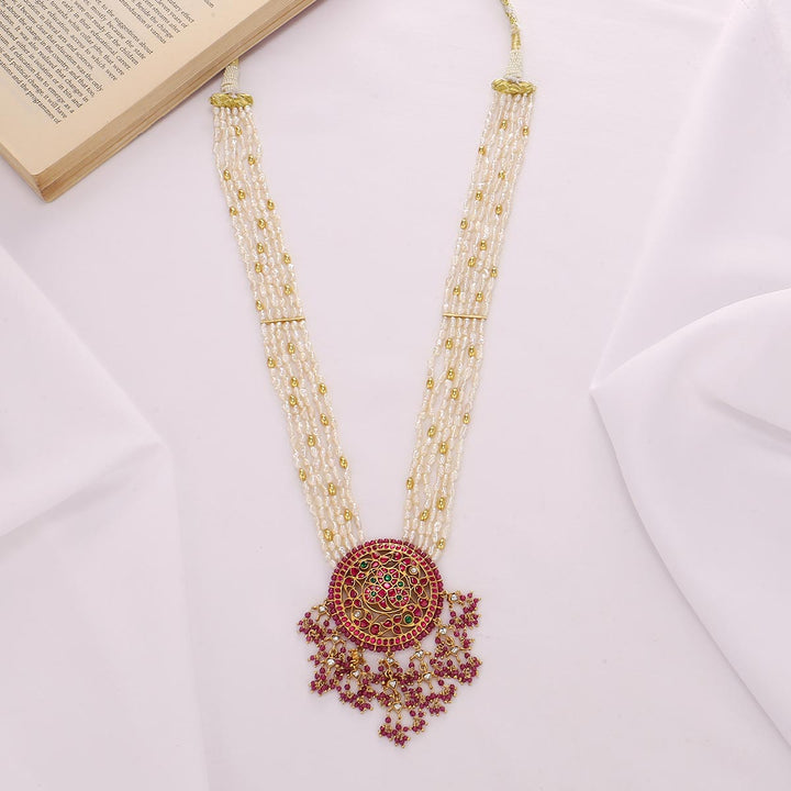 Trishali Kundan Long Necklace