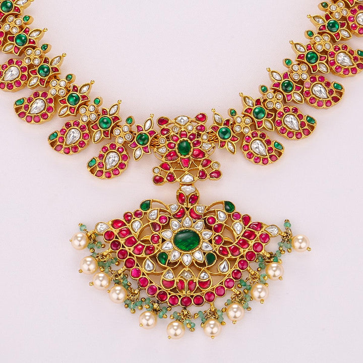 Girizasri Kundan Long Necklace