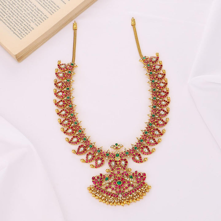 Jeshitha Kundan Long Necklace
