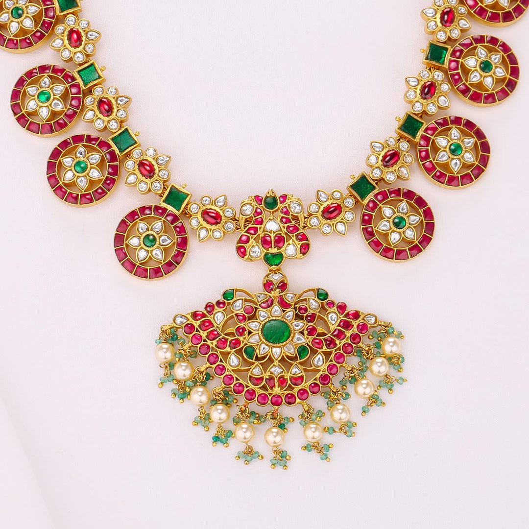 Classy Kundan Long Necklace