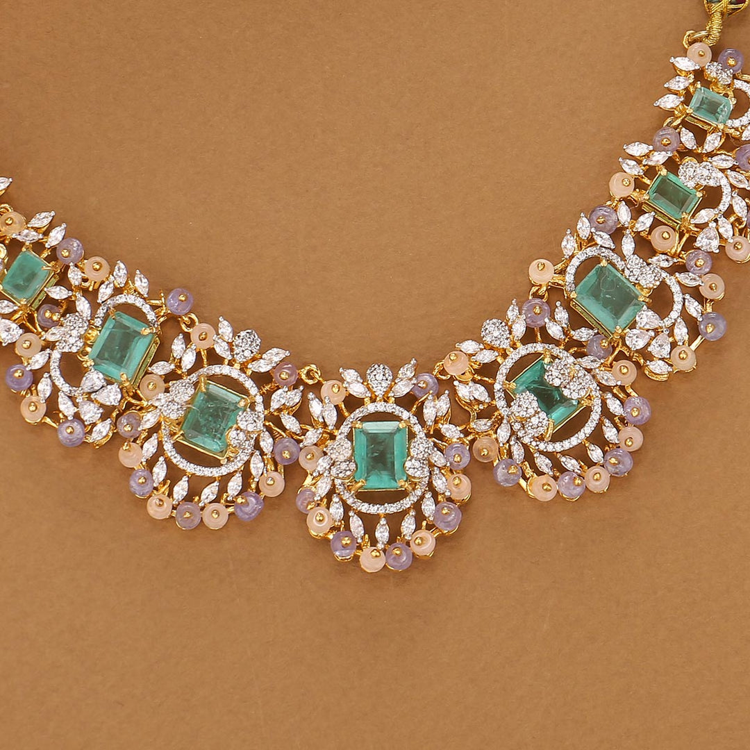 Glittering Avikam Choker Set