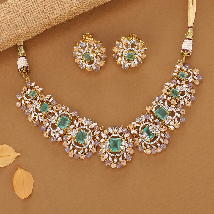 Glittering Avikam Choker Set