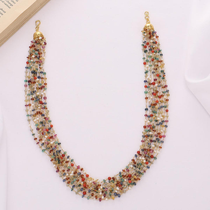 Nine Gems Beads Necklace