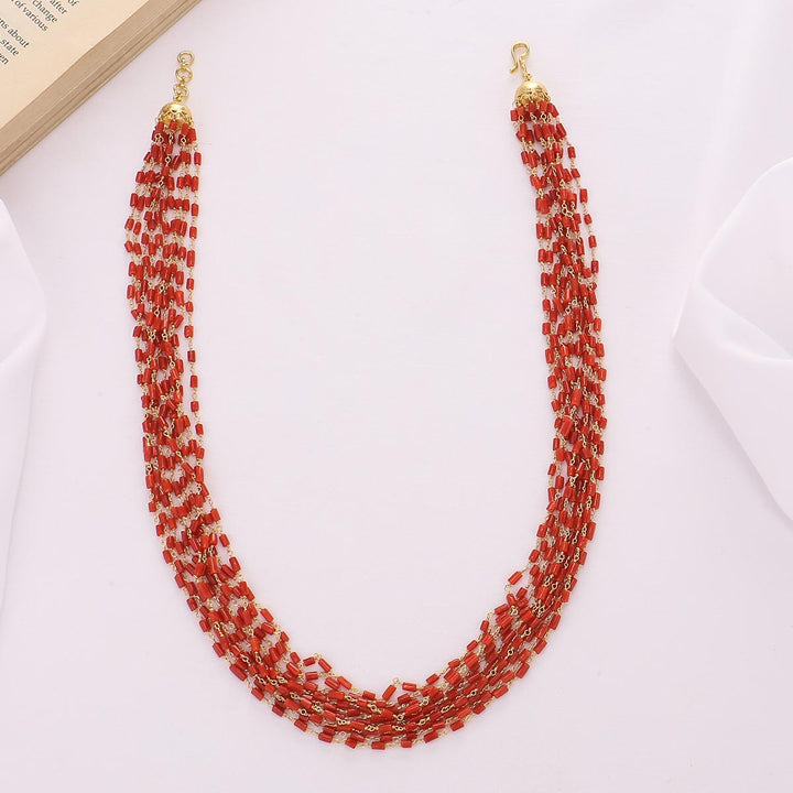 Charm Coral Beads Necklace