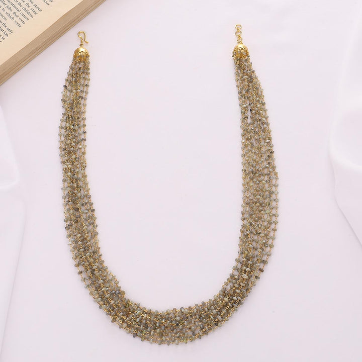 Cat eye Beads Long Necklace