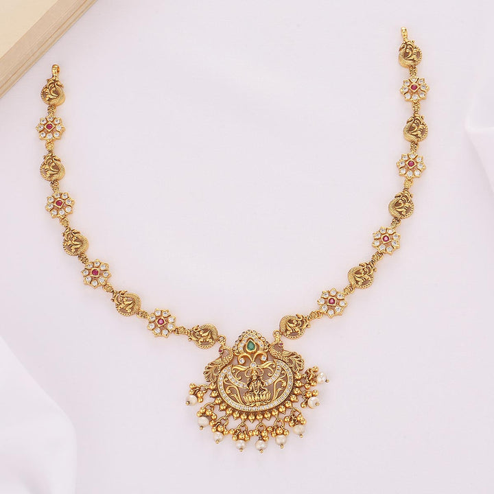 Glitering Nagas Short Necklace