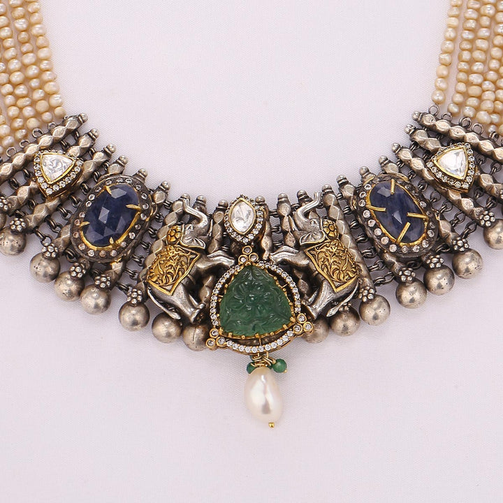 Stunning Oxidised Choker