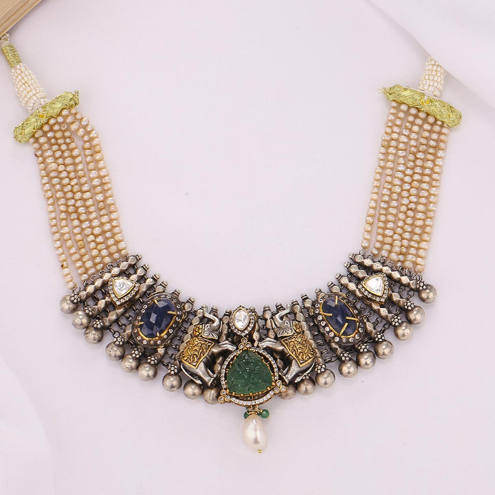 Stunning Oxidised Choker