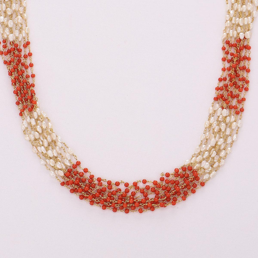 Gitali Beads Long Necklace
