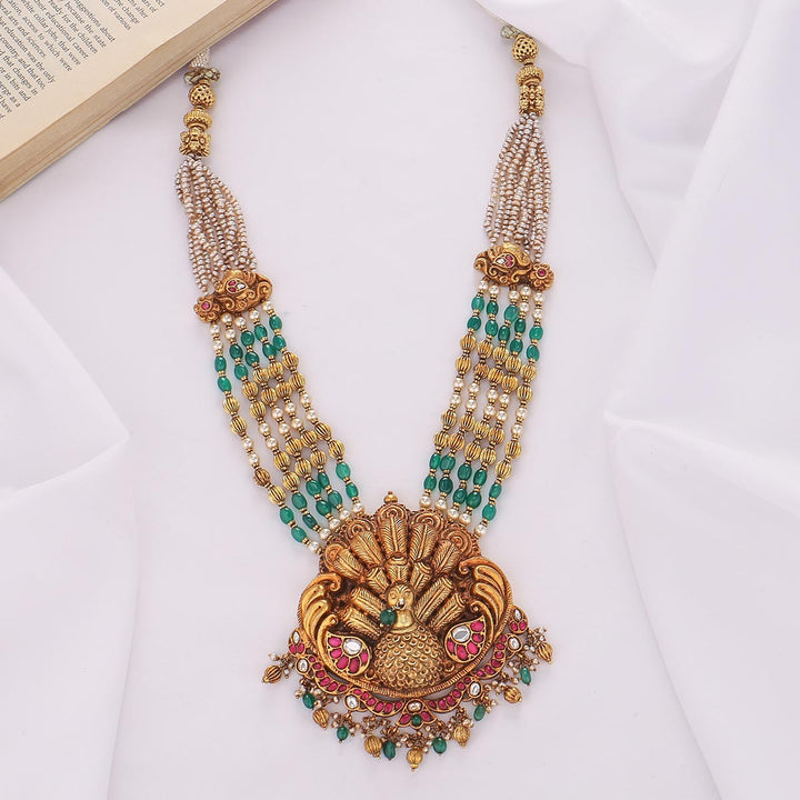 Grandeur Deep Nagas Long Necklace