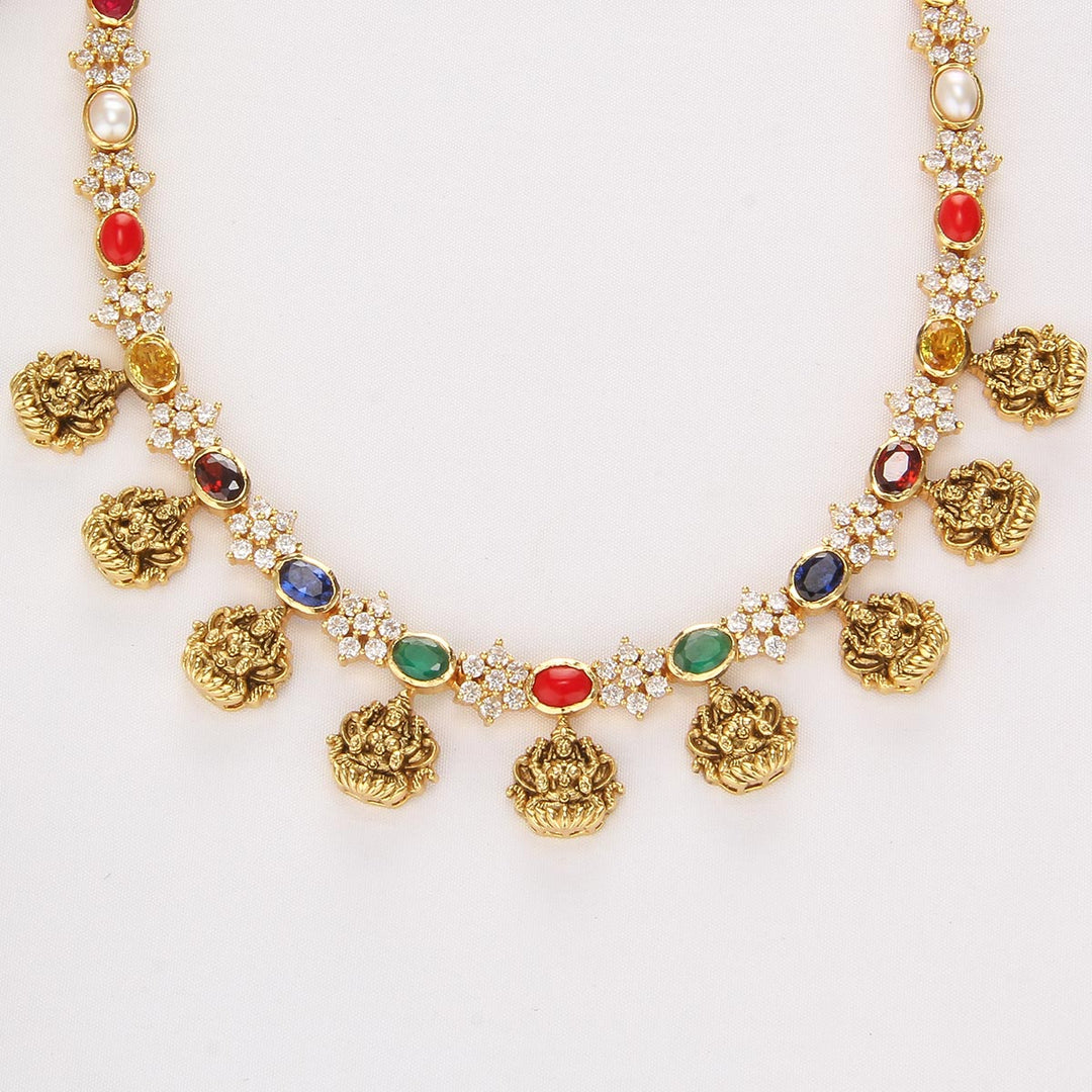 Divine Glow Short Necklace Set