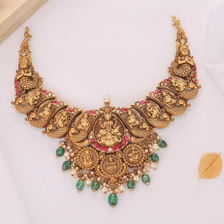 Ahalya Nagas Short Necklace