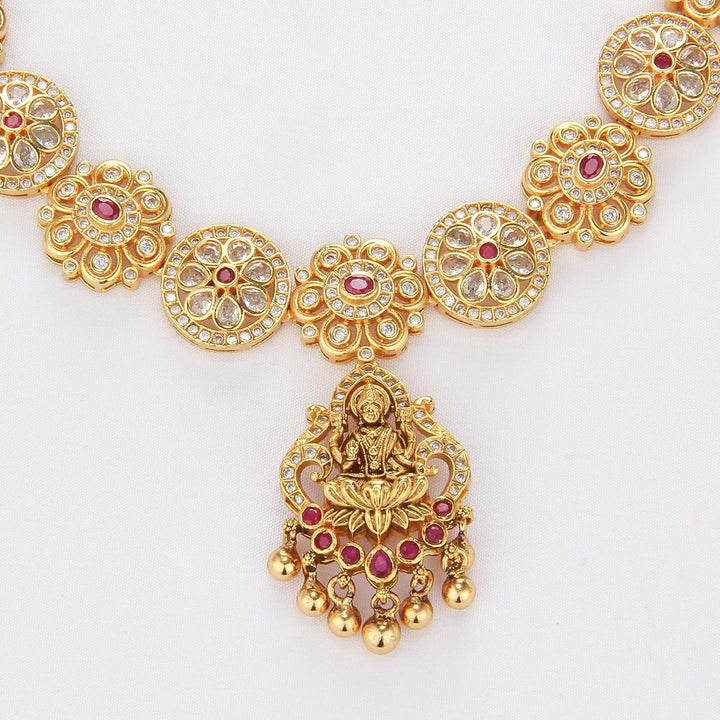 Divine Stone Short Necklace Set