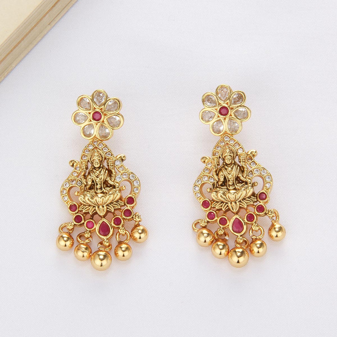 Divine Stone Short Necklace Set