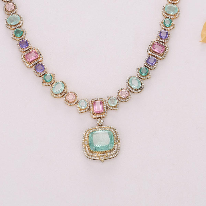 Glitz Charm Long Necklace Set