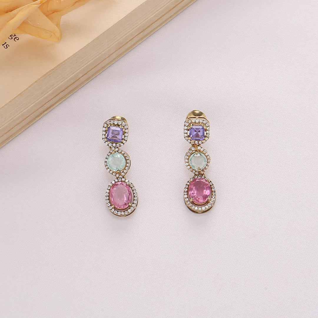 Glitz Charm Long Necklace Set