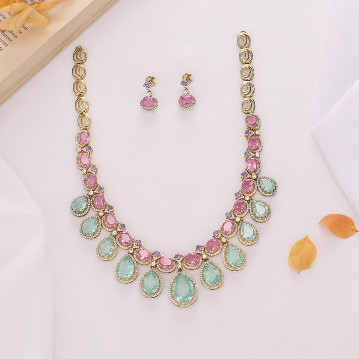 Sparkle Short Necklace Set