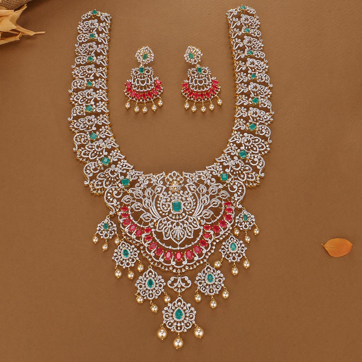 Grand Bridal Avikam Long Necklace Set