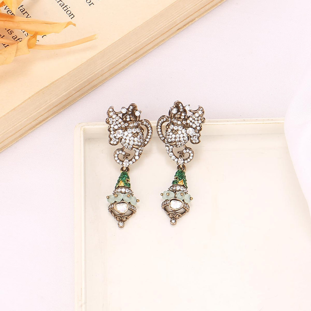 Virusha Victorian Long Necklace Set