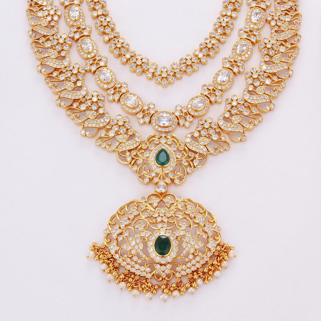 Grand Layer Stone Long Necklace