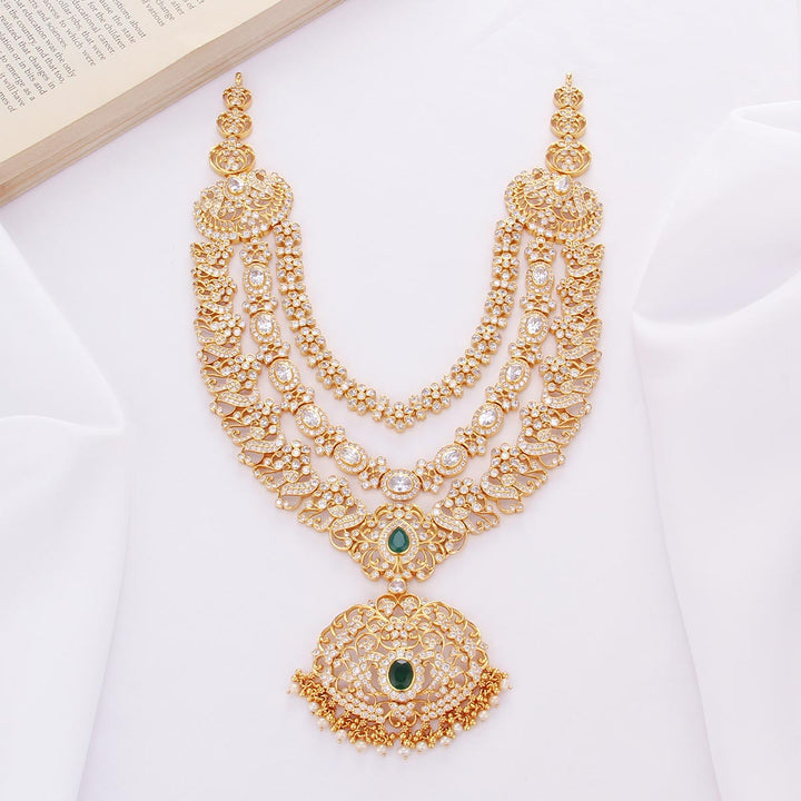 Grand Layer Stone Long Necklace